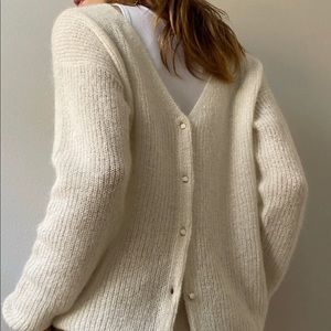 Aritzia Wilfred Ivory Front to Back Cardigan XXS